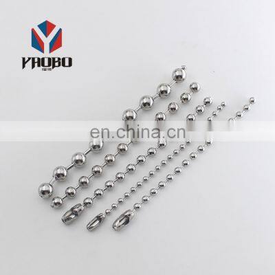 Made In Chain Good Quality Metal 36'' Necklace Ball Bead Chain Stainless Steel photo-2