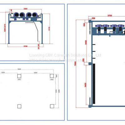 CBK 308 Touchless Automatic Car Wash 380V 15KW With Chassis Wash Function With 3years Warranty photo-4