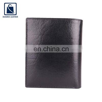 Loop and Button Closure Type RFID Feature Short Length Men Genuine Leather Wallet photo-2