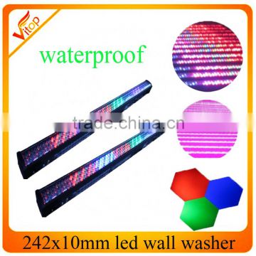 dmx control stage led 242x10mm rgb led wall washer