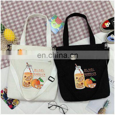 Bolsas Para Compras Reutilizables Venta Al Por Mayor Eco-friendly Custom Logo Sling Tote Bag With Zipper photo-3
