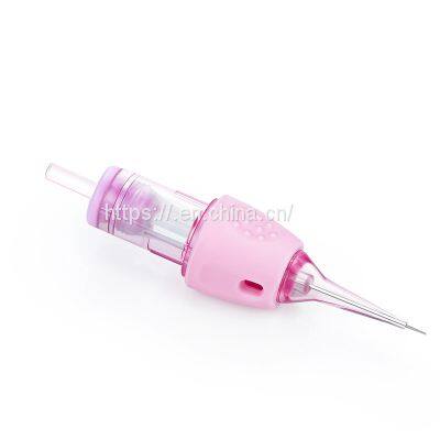 Wholesale Pink Tattoo Needle Universal Cartridge Needles Permanent Makeup Cartridge Tattoo Needles With Membrane photo-2