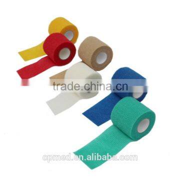 Nonwoven Cohesive / Self Adhesive Elastic Sports Tape With CE / FDA/ ISO Quality Choice