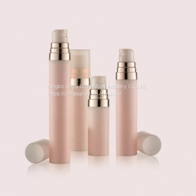 GR106A/B/C/D Makeup Plastic Airless Pump Bottles Round 5ML/8ML/10ML/15ML Empty Cosmetic Bottles