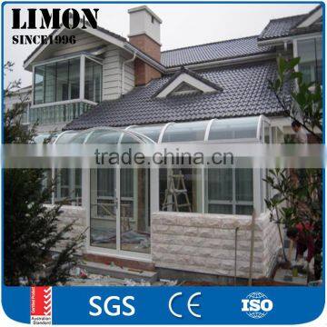 aluminum profile glass balcony sunroom/greenroom/house/garden house/sunrooms