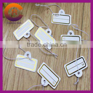 Matte lamination custom printed name tag string