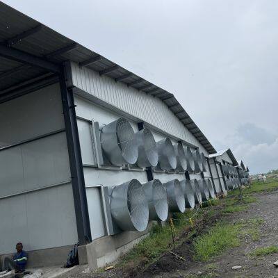 Prefab Poultry House Steel Poultry House Poultry Farm Prefab Chicken House Morden Modular Poultry Farm Building photo-3