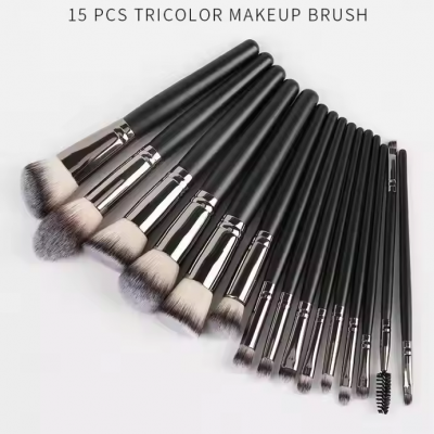 Cheap 15pcs Rose Gold Makeup Brush Set Cruelty Free Cosmetics Tool Soft Bristle Custom Logo Vegan Powder Blush Makeup Brush Set photo-5