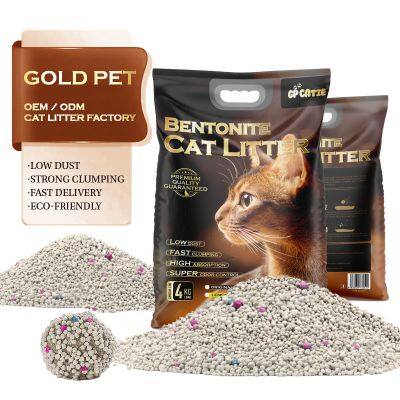 Кошья лоток с бентонитовой туалетной смесью в форме шара