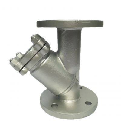 Cast Steel Strainer Compatible with ANSI B16.1 Flanges, Size 1/2