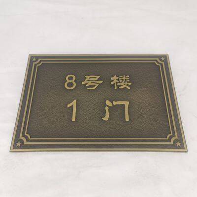 Metal Relief Gently Steps Over the Safety Sign Indicating 