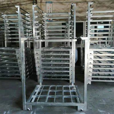 Heavy Duty Galvanized Stack Rack with Removable Posts Space Saving Storage Solution