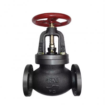 JIS 5K 10K 16K Cast Iron FC200 Flange Marine Stop Globe Valve Industrial Globe Valve Manufacturer photo-3