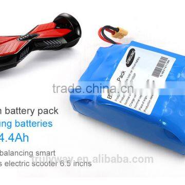 Balancing car rechargeable battery 36V Samsung 4.4Ah battery pack for electric scooter