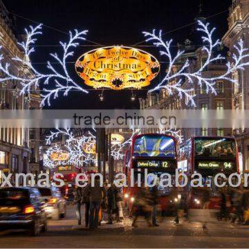 Europe style christmas across street light festival Decorations