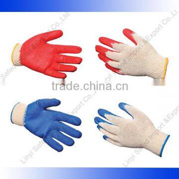 YC-L-03 Latex Coated Anti-skid Safety Glove,coated With Latex Glvoe. photo-2