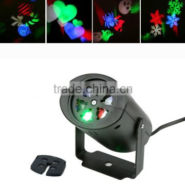 4W RGB Holiday Lights LED Rotating Stage Lighting Christmas Lights Projector For Disco DJ Birthday Party