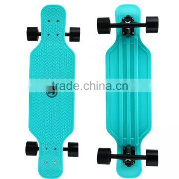 29 inch size fish skateboard with customized color and logo on the board