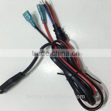 Strip & Crimpped KET 187 Terminal To SAE Connector Power Cables