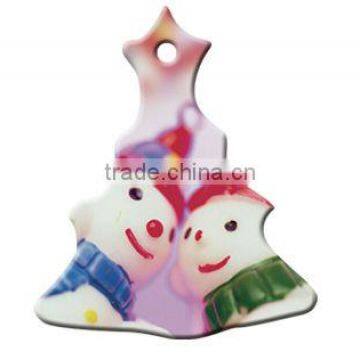 Sublimation polymer Big Christmas tree decorations