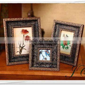 2015 Best Sale Home Antique Wood Photo frame With High Quality