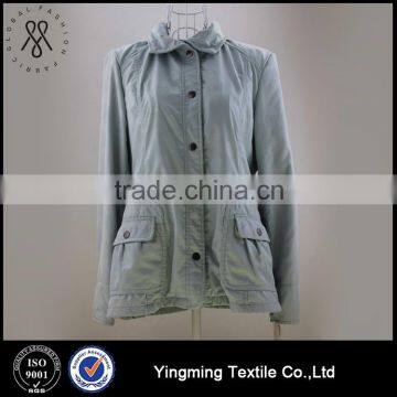 Wholesale women's polka dots printed fashion windbreaker, jacket