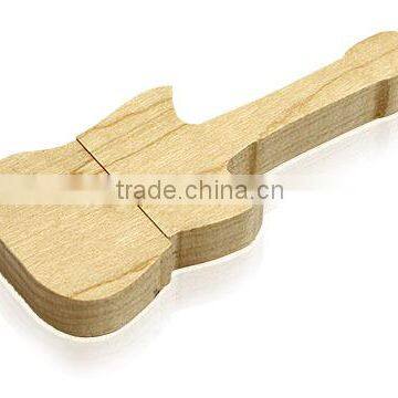 Promotional Gift Guitar Wooden Thin Thumb Drive 4GB photo-3
