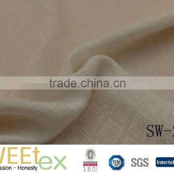 shaoxing textile 100% rayon jacquard dobby texture challis fabric