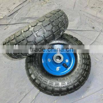 garden cart rubber wheel 10"x4.10/3.50-4 rubber tyre