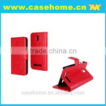 wholesale crazy horse leather case for HTC desire 500 , back cover for htc desire 500