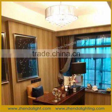 Simple Design Modern Led Bed Room and Living Room Chandelier With Clear Glass Shade photo-2