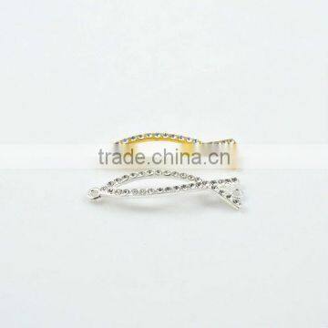 Unique design fish alloy accessories special for bracelet vners china alibaba