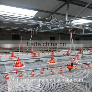 Automatic chicken feeders and the drinkers