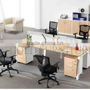 Four People Melanime Board Modern Office Partion Workstation(SZ-WSL315)