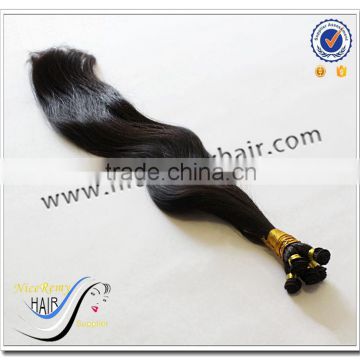 Wholesale hand tied weft 100% human hair weave hair hand tied european weft