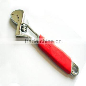 375mm rubber handle Adjustable wrench supplier