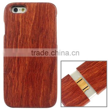 High Quality Detachable Red Wood Material Protective Case for iPhone 6