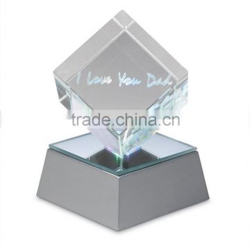 I Love You Dad Lighted custom Acrylic Cube Fathers Day Gift