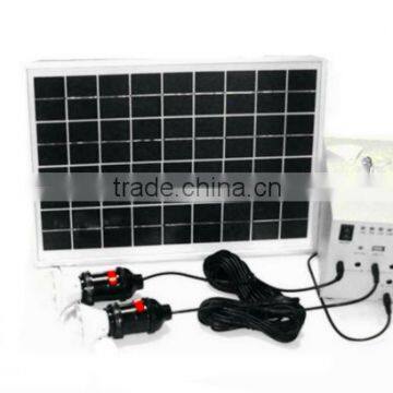 shenzhen factory 20w/12v led mini solar light kits