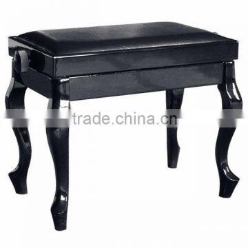 Musical Instruments Modern Black Adjustable Piano Bench Stool (C) Schumann photo-2