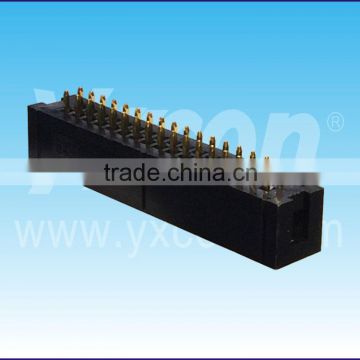 Dongguan supplier 2.54mm pitch UL certificate straight dual row box header connector