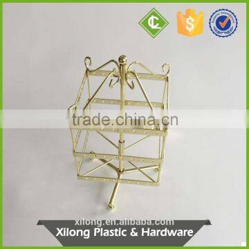 swivel metal hanger for jewelry, jewelry hanger with gold plating, metal jewelry hanger