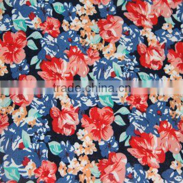 Popular polyester spandex printed fabric for garment