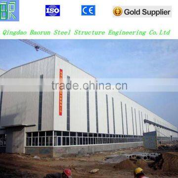 low cost light galvanized steel workshop