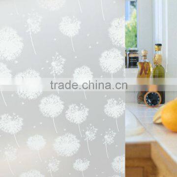 PET Dandelion Pattern Decorative Film Similar to 3M Window Film