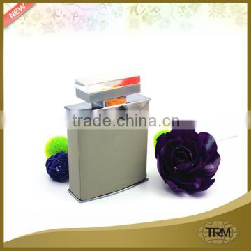 high quality gray leather wraped men perfume