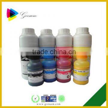 High Quality Textile Pigment ink for Epson SureColor F2000(CMYK+White)