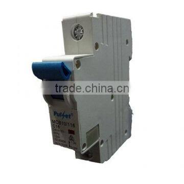 Low voltage 240V 10ka miniature mcb 1 pole current circuit breaker