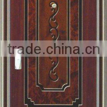 external security door/PVC laminated wooden door