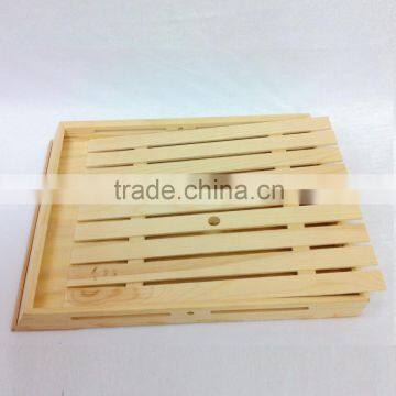 handmade wooden serving tray bread plate kitchen pine